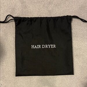 Black Hair Dryer Storage Bag